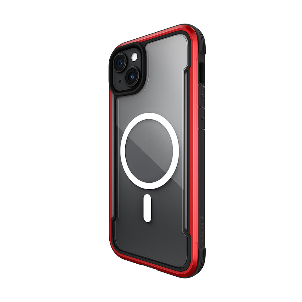 Apple iPhone 15 Kılıf M-safe Şarj Özellikli Airbagli Raptic Shield Serisi Şeffaf Arka Yüzey Kapak
