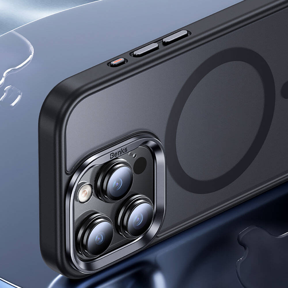 Apple iPhone 15 Kılıf M-safe Şarj Özellikli Benks Mist Protective Kapak