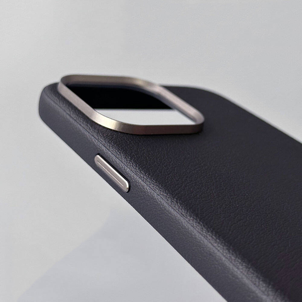 Apple iPhone 15 Kılıf M-safe Şarj Özellikli PU Deri Zore Adora Kapak
