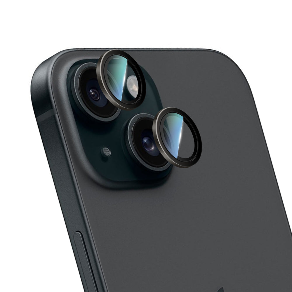 Apple iPhone 15 Plus CaseWorld Alloy Serisi Oleofobik Anti Reflective Kamera Lens Koruyucu