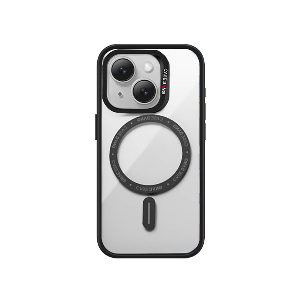 Apple iPhone 15 Plus Kılıf M-safe Şarj Özellikli Casebang Body Frame Kapak