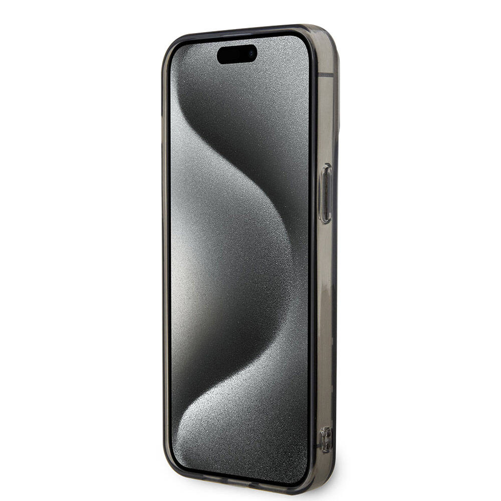 Apple iPhone 15 Pro Kılıf BMW M-safe Şarj Özellikli Transparan M Dizayn Orjinal Lisanslı Kapak