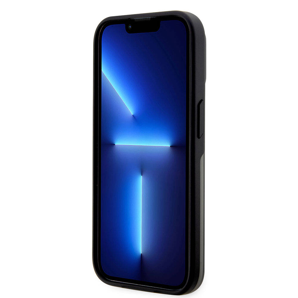 Apple iPhone 15 Pro Kılıf BMW Orjinal Lisanslı M-safe Şarj Özellikli IML Baskı Logolu Buzlu Mat Kapak