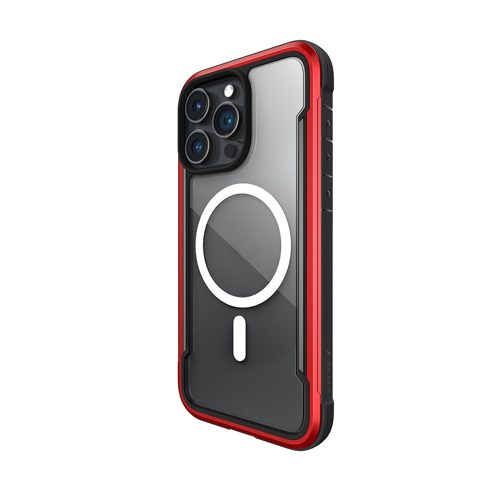 Apple iPhone 15 Pro Kılıf M-safe Şarj Özellikli Airbagli Raptic Shield Serisi Şeffaf Arka Yüzey Kapak