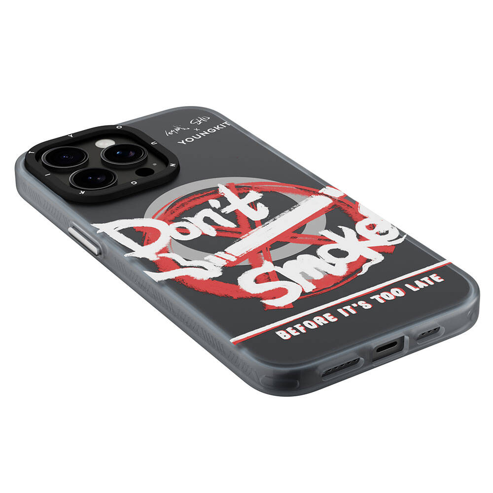 Apple iPhone 15 Pro Kılıf M-safe Şarj Özellikli Shu Tasarımlı Youngkit City Serisi Kapak
