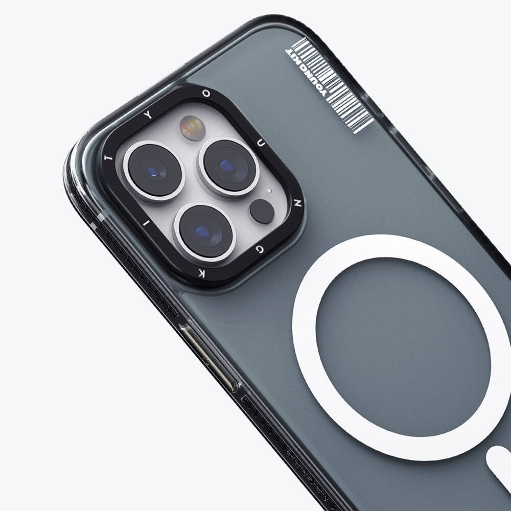 Apple iPhone 15 Pro Kılıf M-safe Şarj Özellikli Youngkit Jiansha Serisi Kapak