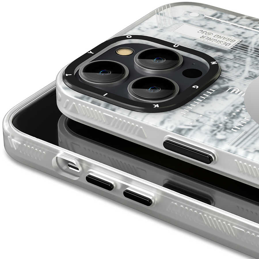 Apple iPhone 15 Pro Kılıf M-safe Şarj Özellikli YoungKit Technology Serisi Kapak