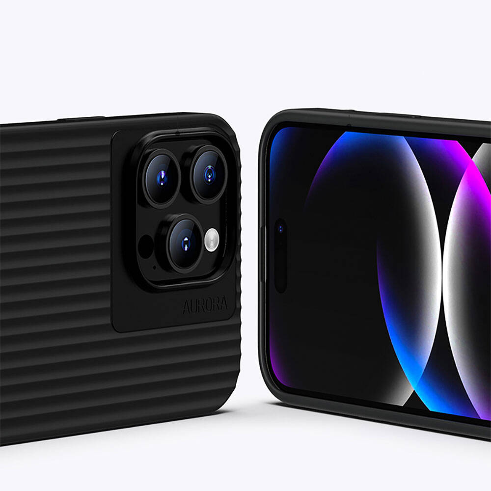 Apple iPhone 15 Pro Kılıf Recci Aurora Serisi M-safe Şarj Özellikli Kapak