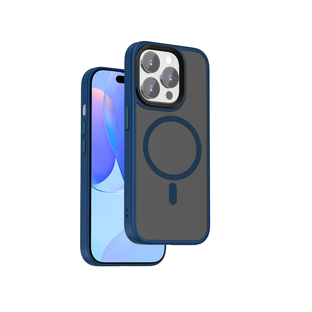 Apple iPhone 15 Pro Kılıf Wiwu FGG-011 M-safe Şarj Özellikli Kamera Korumalı Kapak