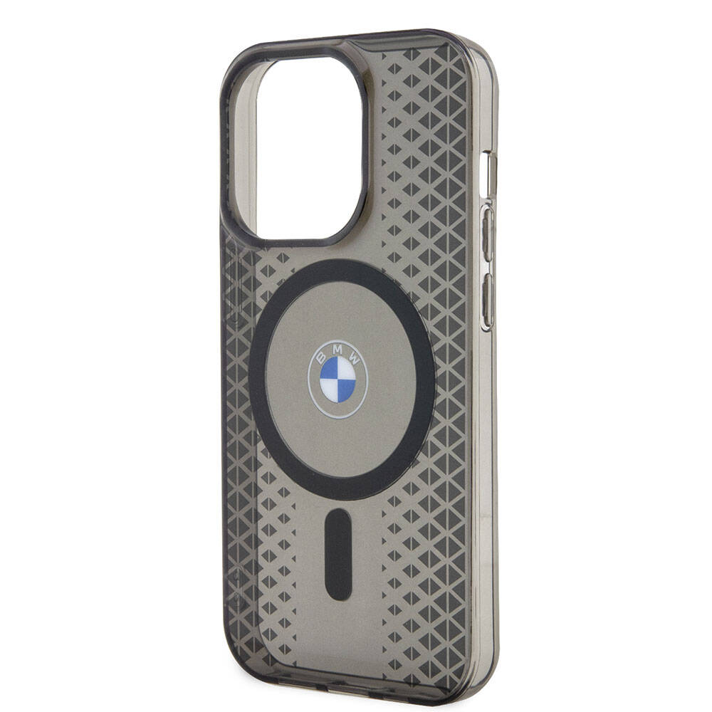 Apple iPhone 15 Pro Max Kılıf BMW M-safe Şarj Özellikli Transparan IML Signature Orjinal Lisanslı Kapak