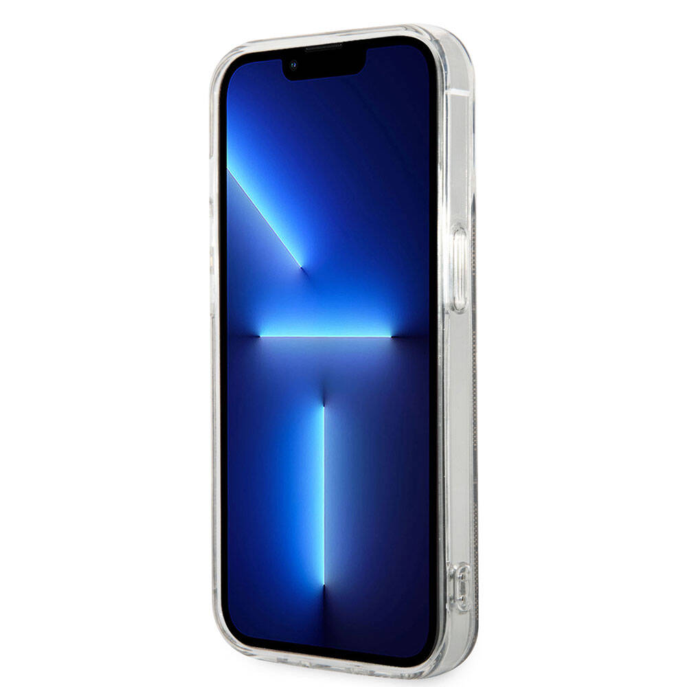 Apple iPhone 15 Pro Max Kılıf Guess Orjinal Lisanslı M-safe Şarj Özellikli Yazı Logolu 4G Desenli Kapak