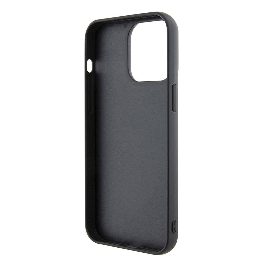 Apple iPhone 15 Pro Max Kılıf Guess Orjinal Lisanslı Pullu Arka Yüzey Metal Yazı Logolu Sequin Script Kapak