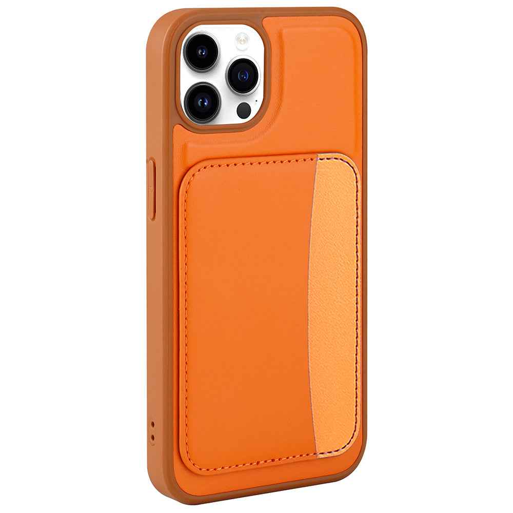 Apple iPhone 15 Pro Max Kılıf Kartlıklı Zore X-Kart Silikon Kapak