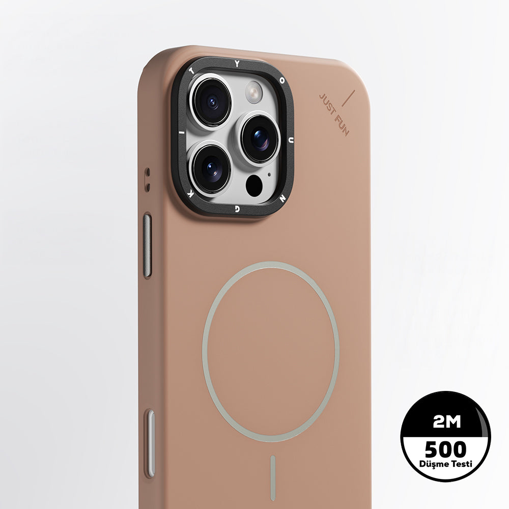 Apple iPhone 15 Pro Max Kılıf M-safe Şarj Özellikli Youngkit Dynamag Serisi Kapak