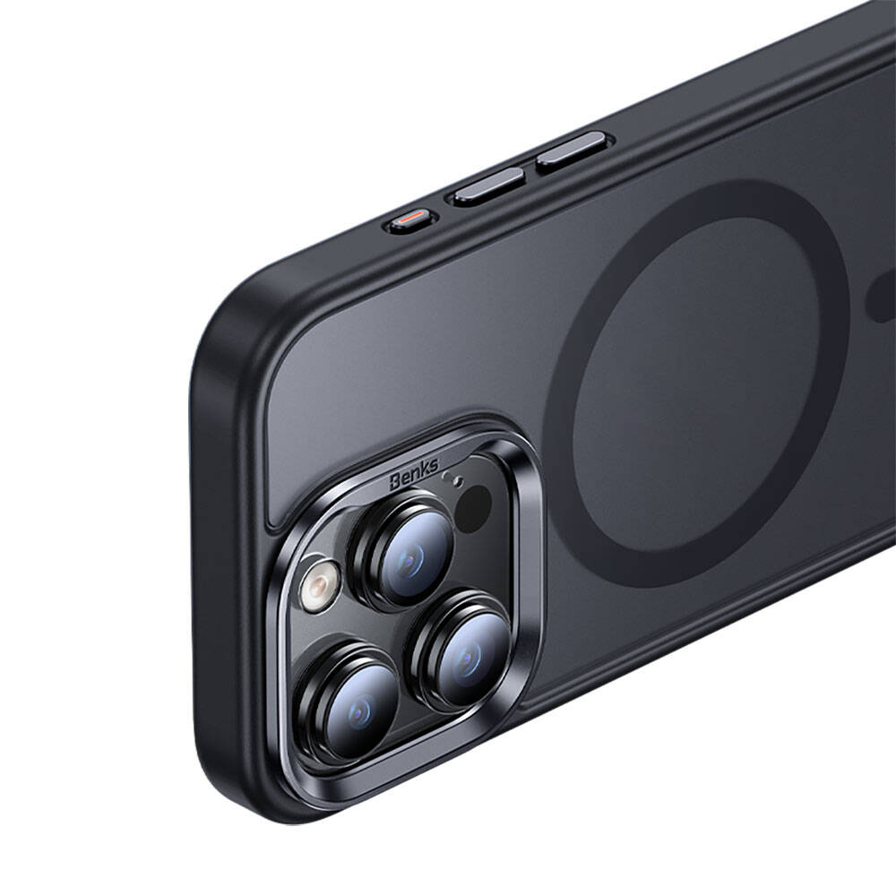 Apple iPhone 15 Pro Max Kılıf M-safe Şarj Özellikli Benks Mist Protective Kapak
