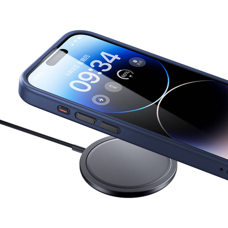 Apple iPhone 15 Pro Max Kılıf M-safe Şarj Özellikli Benks Mist Protective Kapak