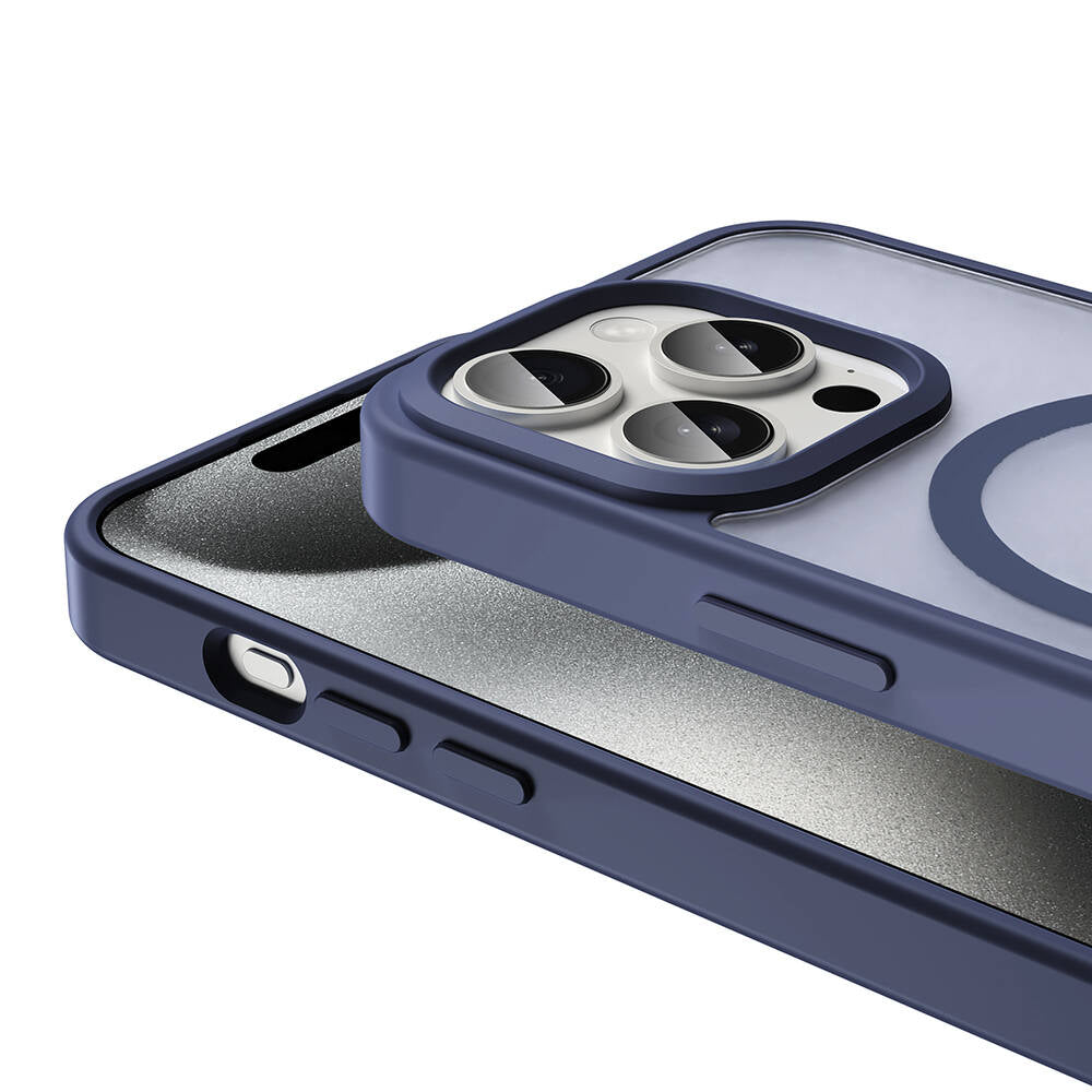 Apple iPhone 15 Pro Max Kılıf M-safe Şarj Özellikli Mat Arka Yüzey Zore Sio Kapak