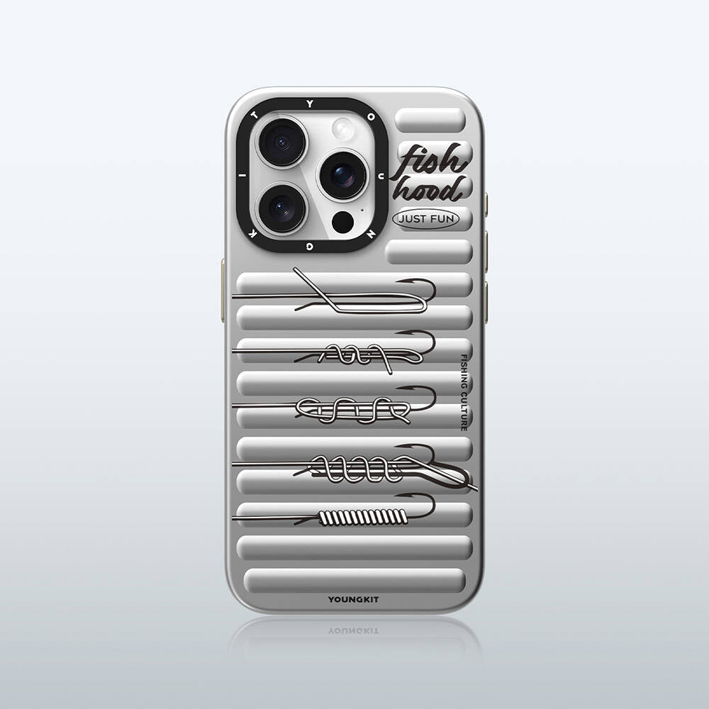 Apple iPhone 15 Pro Max Kılıf M-safe Şarj Özellikli Youngkit Fishing Serisi Kapak