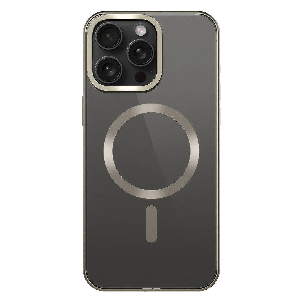 Apple iPhone 15 Pro Max Kılıf Mat Tasarımlı M-safe Wireless Şarj Özellikli Zore Mat Setro Kapak
