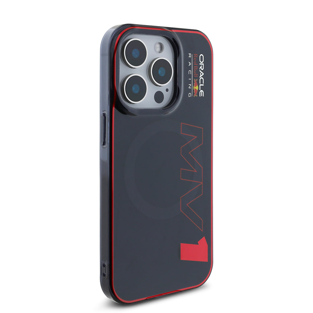 Apple iPhone 15 Pro Max Kılıf Redbull Orjinal Lisanslı M-safe Şarj Özellikli Çift Katmanlı Sert PC Büyük Boy MV Kapak
