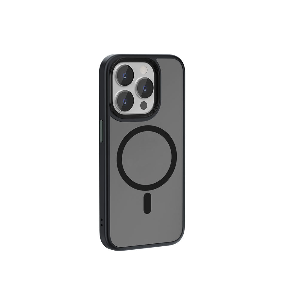 Apple iPhone 15 Pro Max Kılıf Wiwu FGG-011 M-safe Şarj Özellikli Kamera Korumalı Kapak