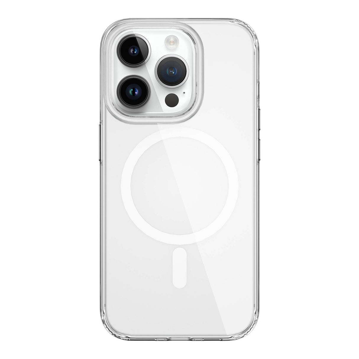 Apple iPhone 15 Pro Max Kılıf Wiwu FYY-014 M-safe Şarj Özellikli Şeffaf Kapak