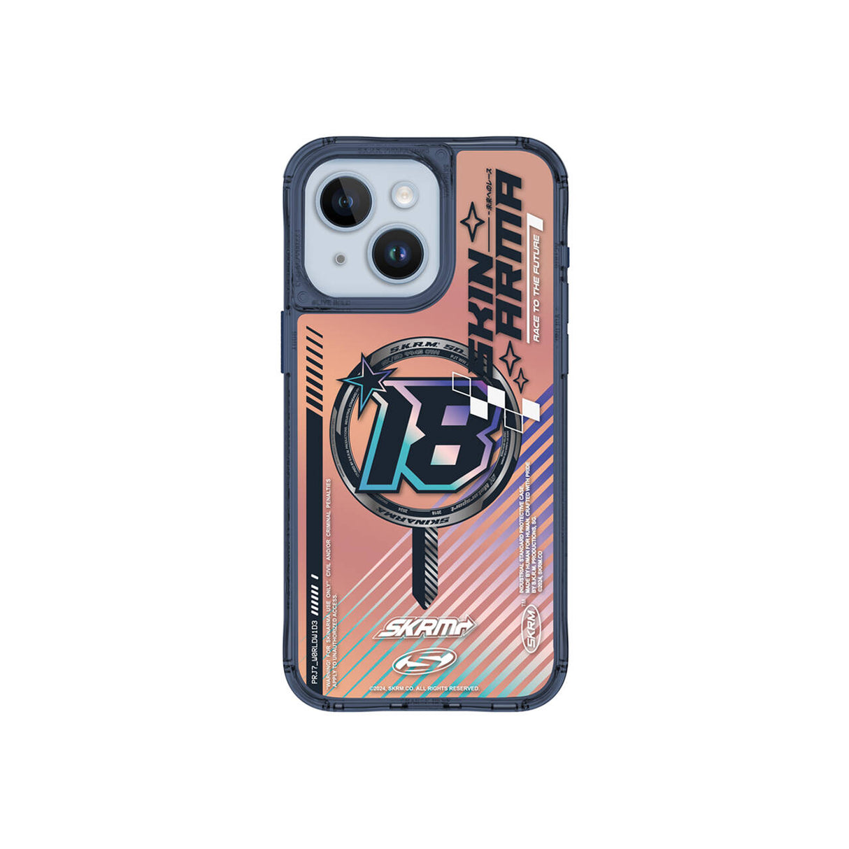 Apple iPhone 15 SkinArma M-safe Şarj Özellikli Sticker Yapıştırmalı Drift Kapak