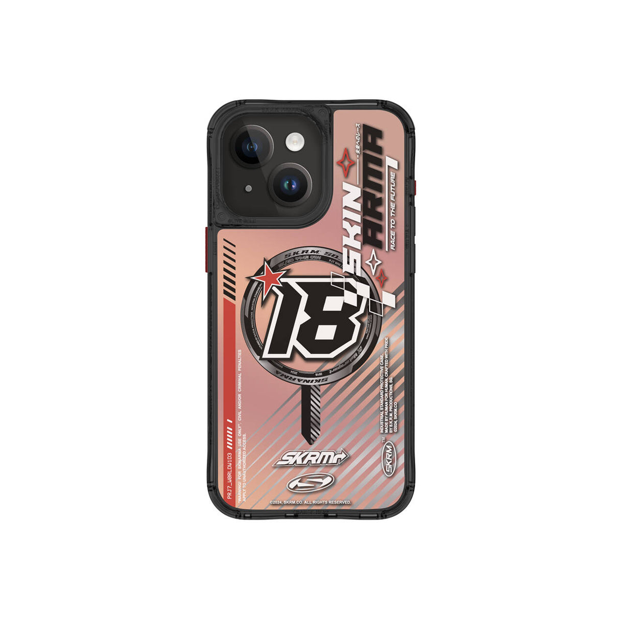 Apple iPhone 15 SkinArma M-safe Şarj Özellikli Sticker Yapıştırmalı Drift Kapak