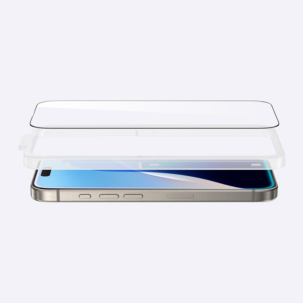Apple iPhone 16 Amazingthing Radix Parmak İzi Bırakmayan Temperli Cam Ekran Koruyucu
