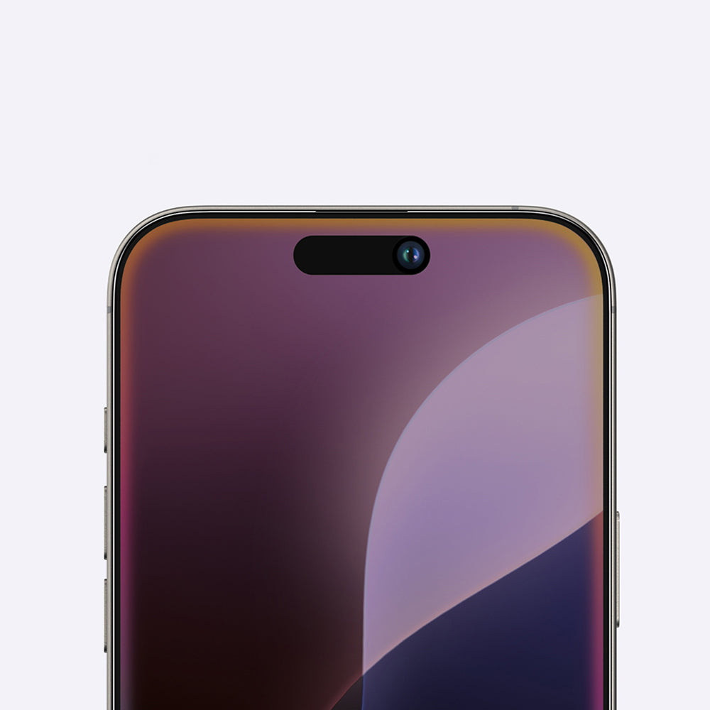 Apple iPhone 16 Amazingthing Radix Privacy Parmak İzi Bırakmayan Temperli Cam Ekran Koruyucu