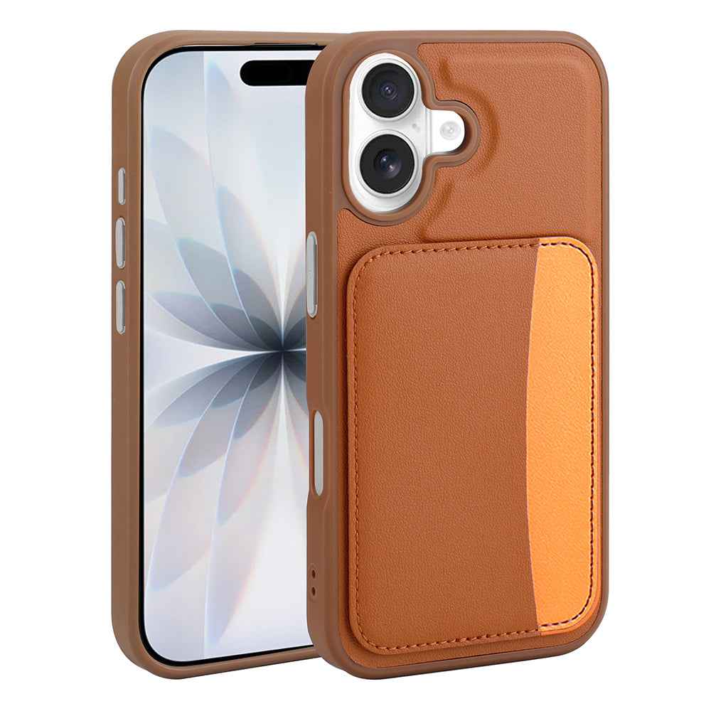 Apple iPhone 16 Kılıf Kartlıklı Zore X-Kart Silikon Kapak