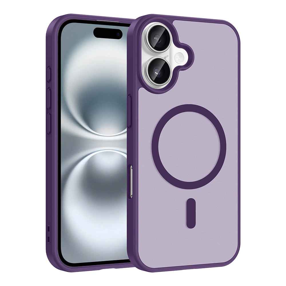Apple iPhone 16 Kılıf M-safe Şarj Özellikli Zore Babet Kapak