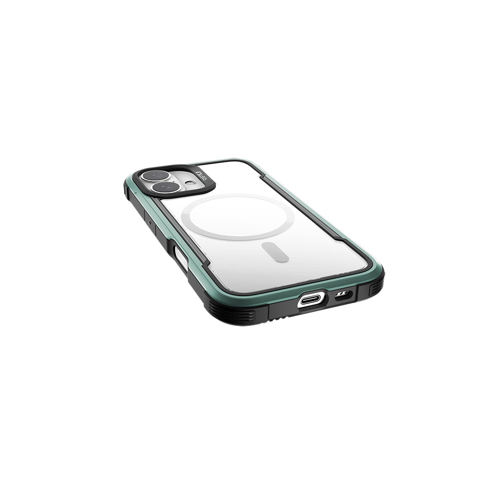 Apple iPhone 16 Kılıf M-safe Şarj Özellikli Airbagli Raptic Shield Serisi Şeffaf Arka Yüzey Kapak