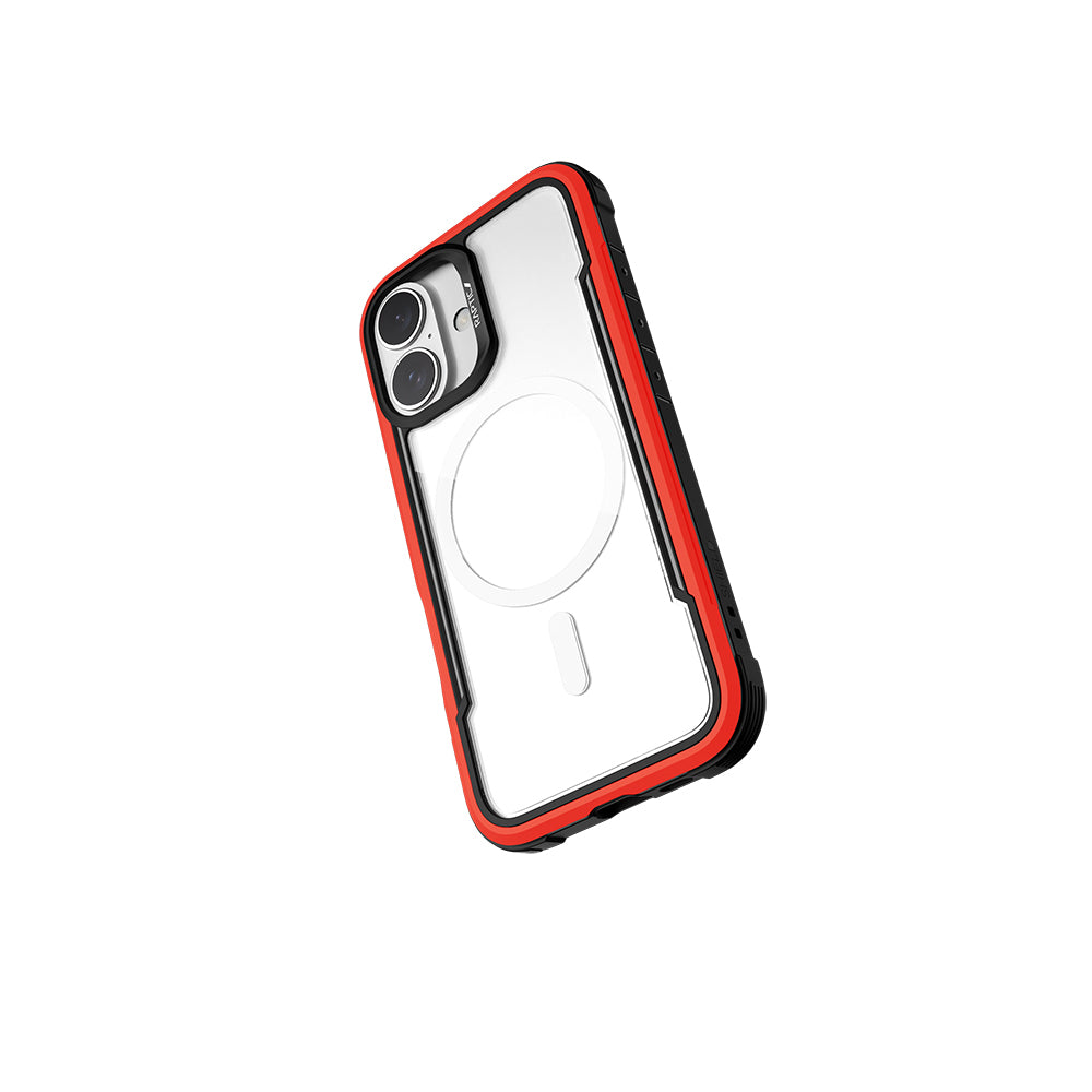 Apple iPhone 16 Kılıf M-safe Şarj Özellikli Airbagli Raptic Shield Serisi Şeffaf Arka Yüzey Kapak