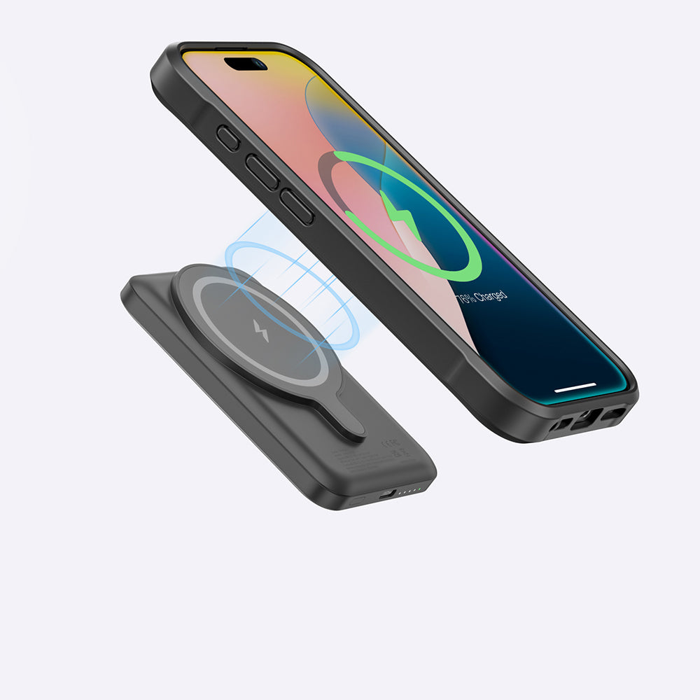 Apple iPhone 16 Kılıf M-safe Şarj Özellikli Amazingthing Glamour Serisi Kapak