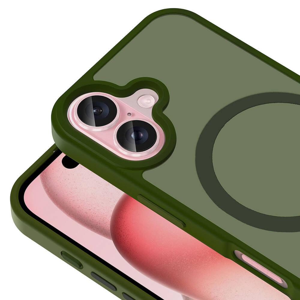 Apple iPhone 16 Kılıf M-safe Şarj Özellikli Mat Arka Yüzey Zore Sio Kapak