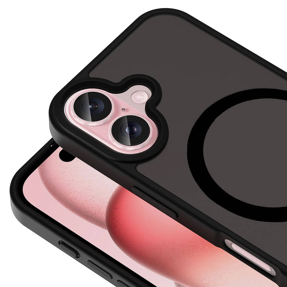 Apple iPhone 16 Kılıf M-safe Şarj Özellikli Mat Arka Yüzey Zore Sio Kapak
