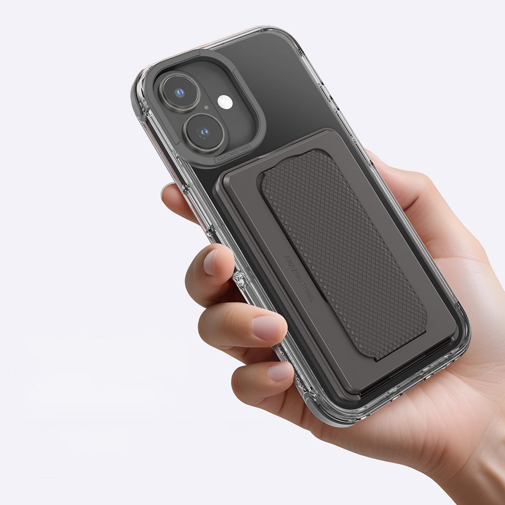 Apple iPhone 16 Kılıf M-safe Şarj Özellikli Standlı Set Amazingthing Omni Adventure Serisi Kapak