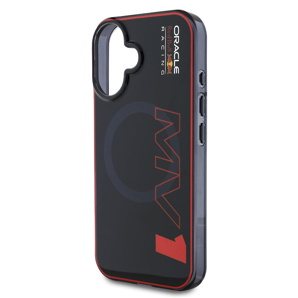 Apple iPhone 16 Kılıf Redbull Orjinal Lisanslı M-safe Şarj Özellikli Çift Katmanlı Sert PC Büyük Boy MV Kapak