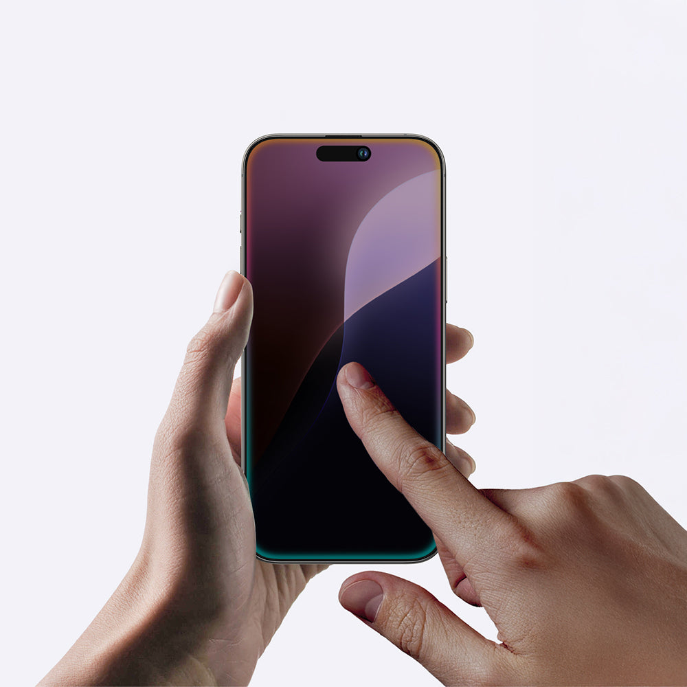Apple iPhone 16 Plus Amazingthing Titan Privacy Parmak İzi Bırakmayan Temperli Cam Ekran Koruyucu