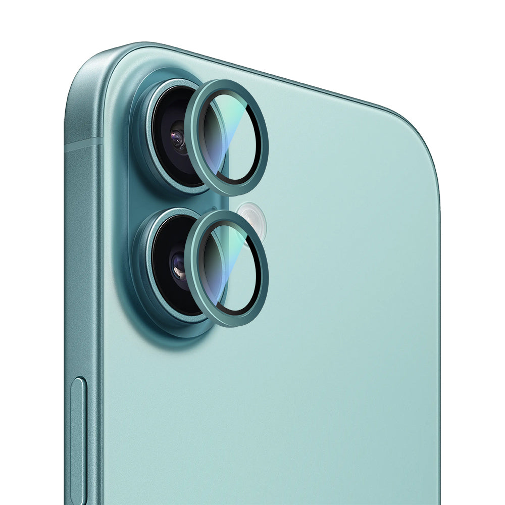 Apple iPhone 16 Plus CaseWorld Alloy Serisi Oleofobik Anti Reflective Kamera Lens Koruyucu
