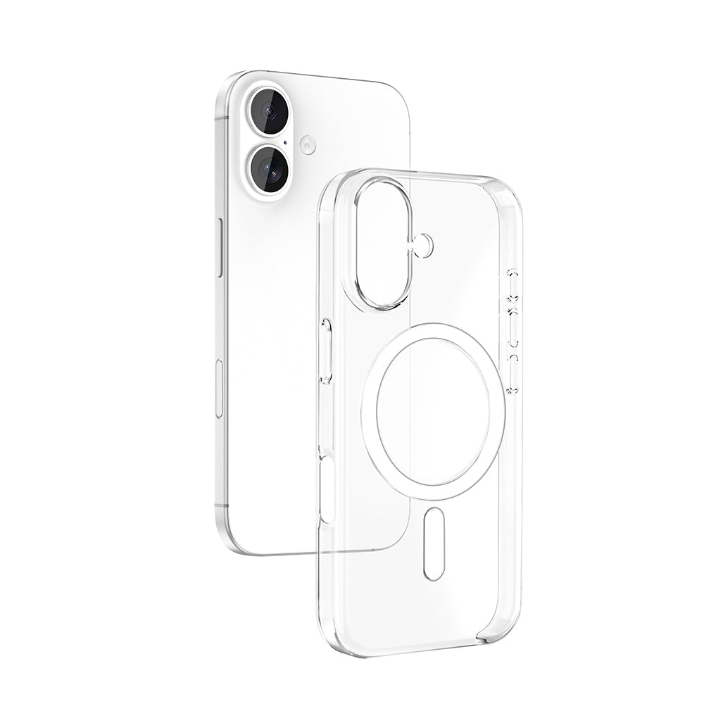 Apple iPhone 16 Plus Kılıf IC Çipli Zore Wireless Şarj Özellikli Şeffaf Orjin Kapak