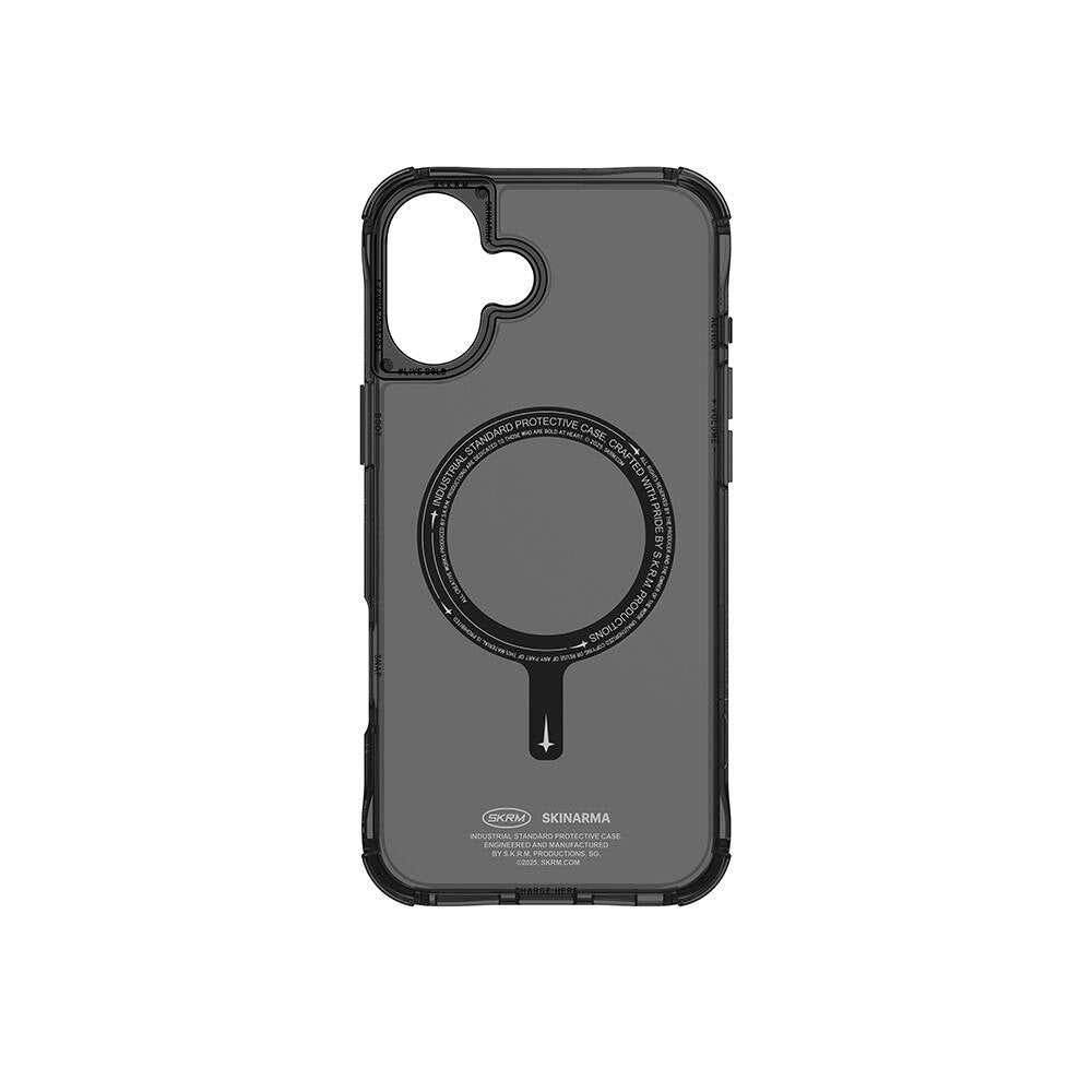 Apple iPhone 16 Plus Kılıf M-safe Şarj Özellikli Şeffaf Airbag Tasarımlı Skinarma Saido Kapak