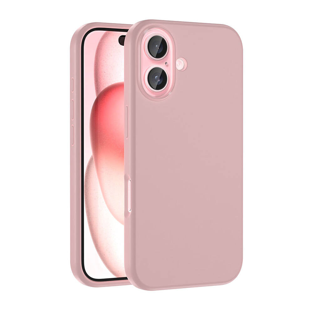 Apple iPhone 16 Plus Kılıf M-safe Şarj Özellikli Sıvı Teknolojili Silinebilir Sert Zore Kivi Kapak
