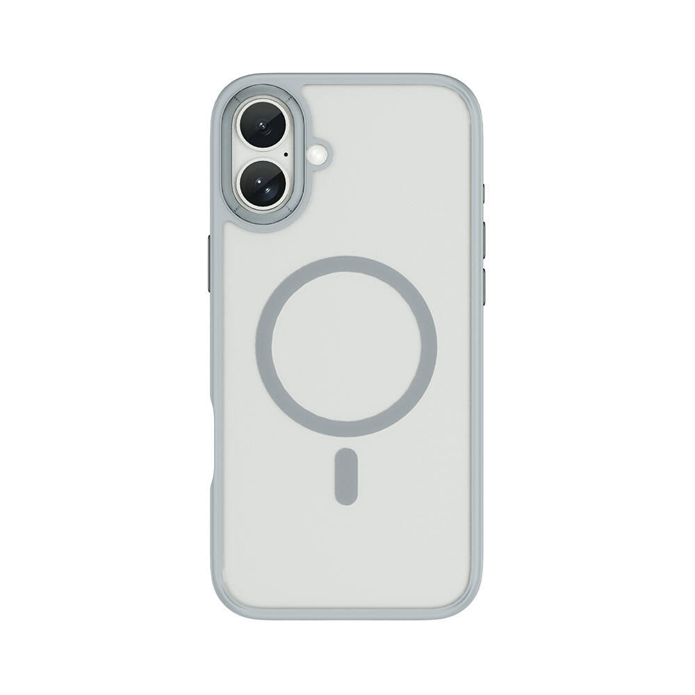 Apple iPhone 16 Plus Kılıf Wiwu FGG-012 ArmorPro Serisi M-safe Şarj Özellikli Parmak İzi Bırakmayan Kılıf