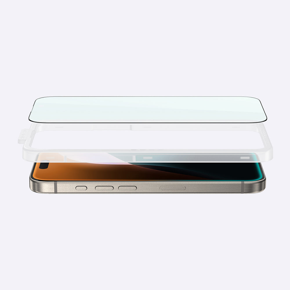 Apple iPhone 16 Pro Amazingthing Titan Max Parmak İzi Bırakmayan Temperli Cam Ekran Koruyucu