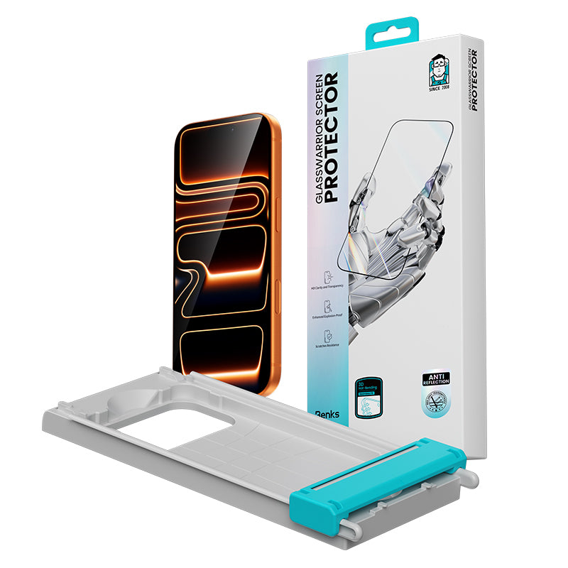 Apple iPhone 16 Pro Benks Glass Warrior 2.0 AR-EZFita Cam Ekran Koruyucu + Kolay Uygulama Aparatı