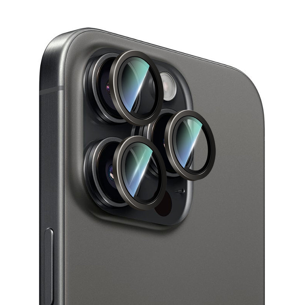Apple iPhone 16 Pro CaseWorld Alloy Two-Color Serisi Lens Koruyucu