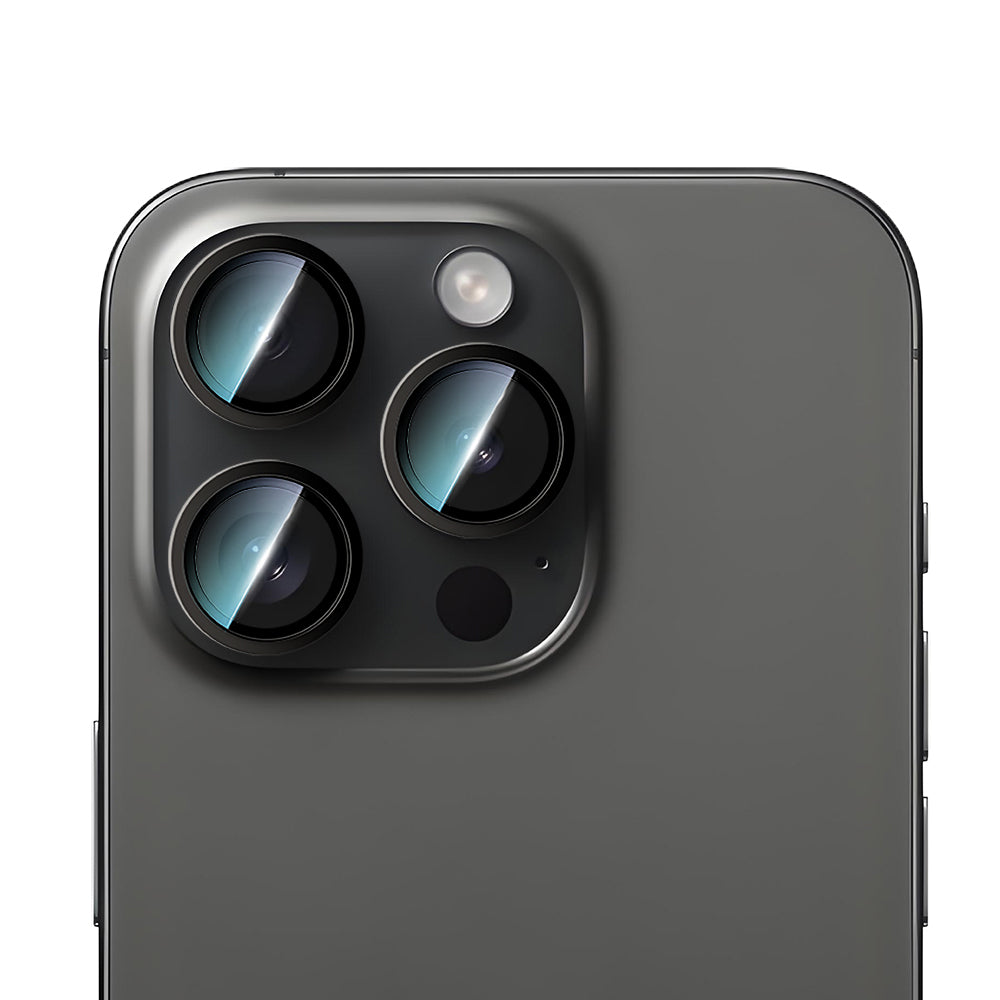 Apple iPhone 16 Pro CaseWorld Alloy Two-Color Serisi Lens Koruyucu