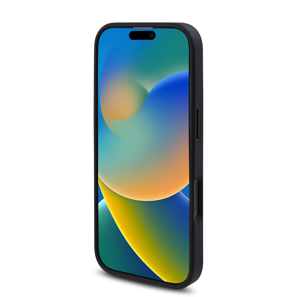 Apple iPhone 16 Pro Kılıf Guess Orjinal Lisanslı M-safe Şarj Özellikli Gül Baskılı 4G Desenli Yazı Logolu Kapak
